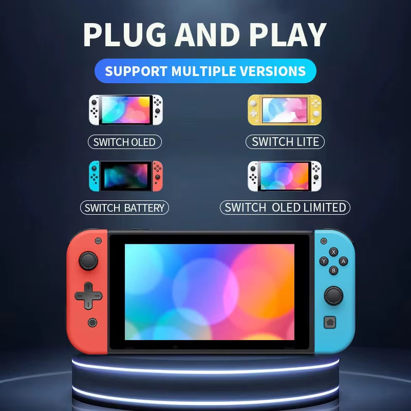 Wireless Joypads Switch Controller Compatible with Nintendo Switch, OLED, and Lite - Supports NFC and Fitness Ring