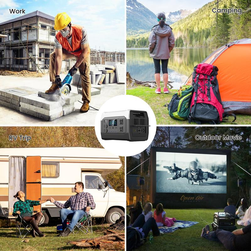 Unbeatable Black Friday Sale: CTOLITY XP1000 1600W Portable Power Station - Fast Charging, Solar Generator for Home Backup, Camping & Emergencies!