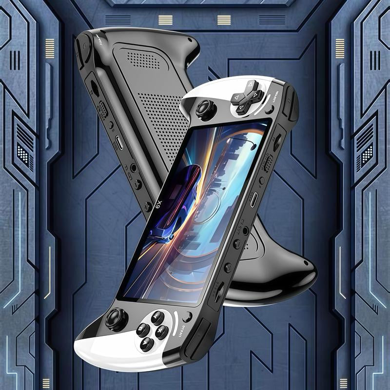 X9 Portable Handheld Game Console - Rechargeable, 10 Built-In Emulator Games, Perfect for Home & Travel!