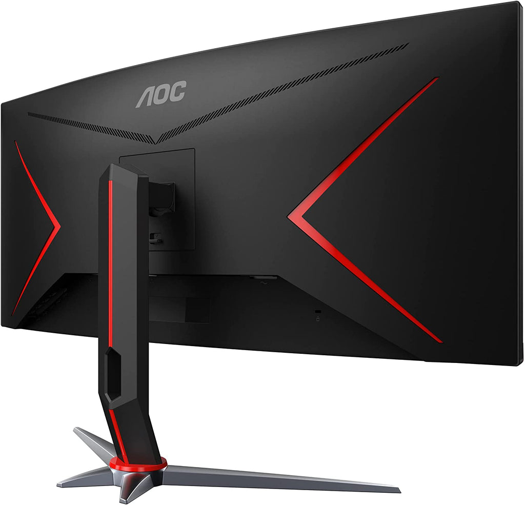 Experience Ultimate Gaming with the CU34G2X 34" Curved Ultrawide QHD Monitor - 1ms Response, 144Hz Refresh Rate, and Height Adjustable Design!