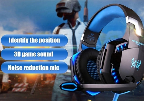 LED Gaming Headset with Microphone