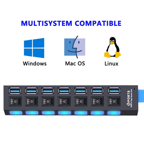 Multi USB Splitter Expander